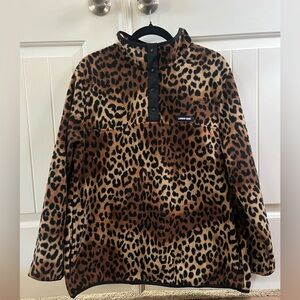 Lands’ End Leopard Sweatshirt - Plus Size